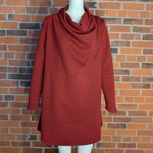 Zanzea red sweater dress